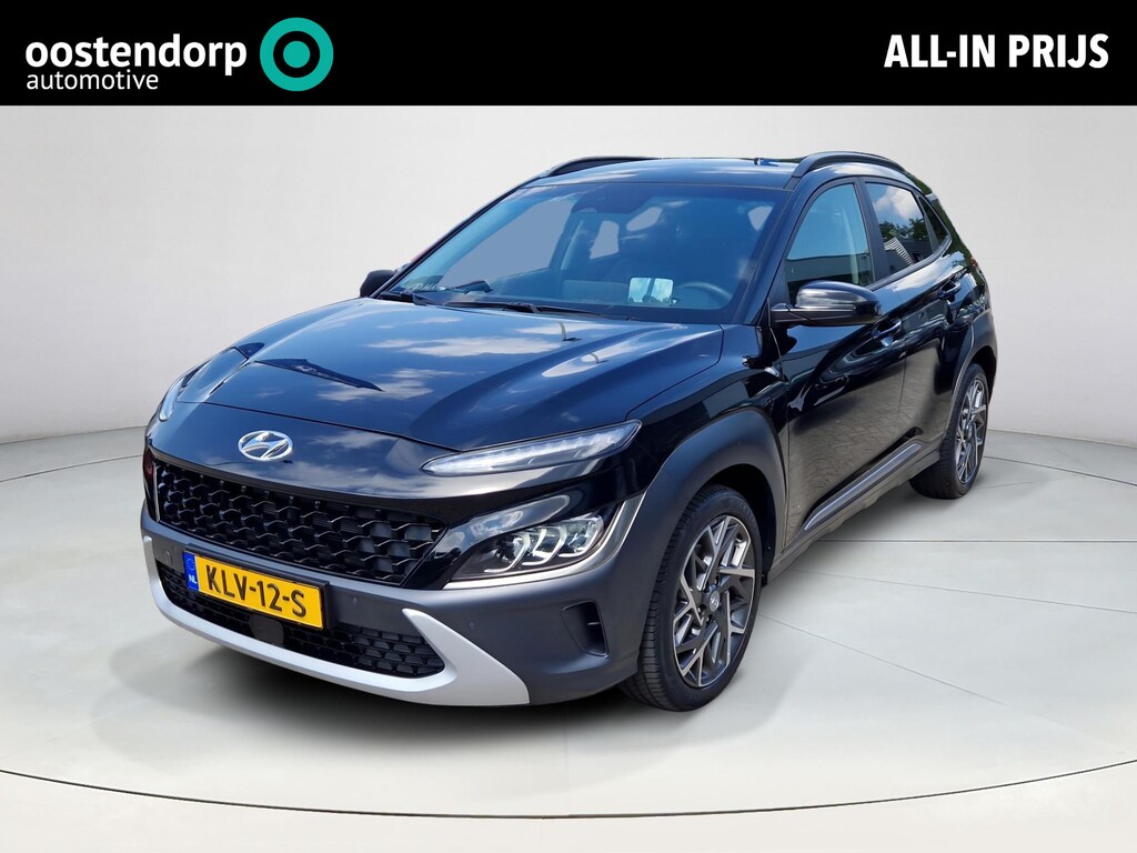 Hyundai Kona 1.6 GDI HEV Premium | All-in prijs | Automaat | Android auto/apple carplay | leder bekleding