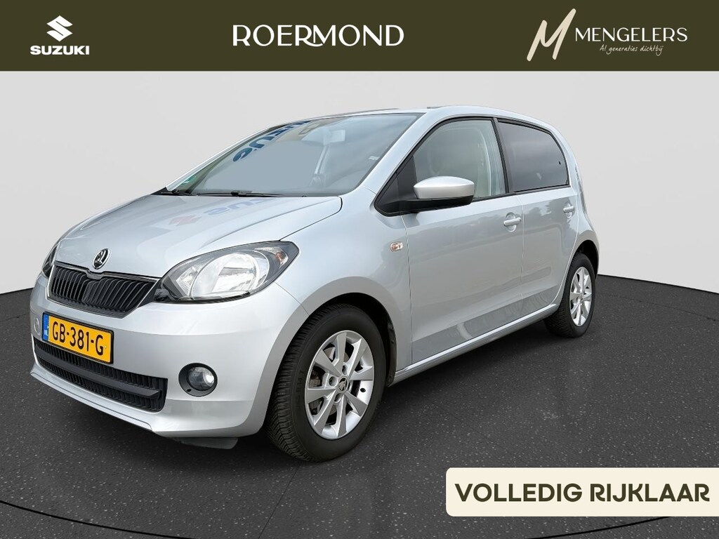 Skoda Citigo 1.0 Greentech Elegance | NL-Auto | Automaat | Airco | Navigatie | Stoelverwarming | LM-velgen | Parkeersensoren | Trekhaak Afneembaar |