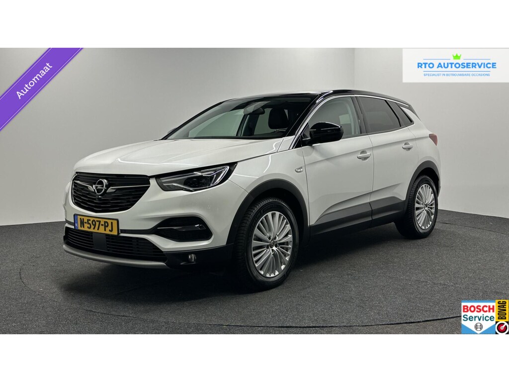 Opel Grandland X 1.2 Turbo Business Elegance LEER TREKHAAK CARPLAY CRUISE ECC NAVI.