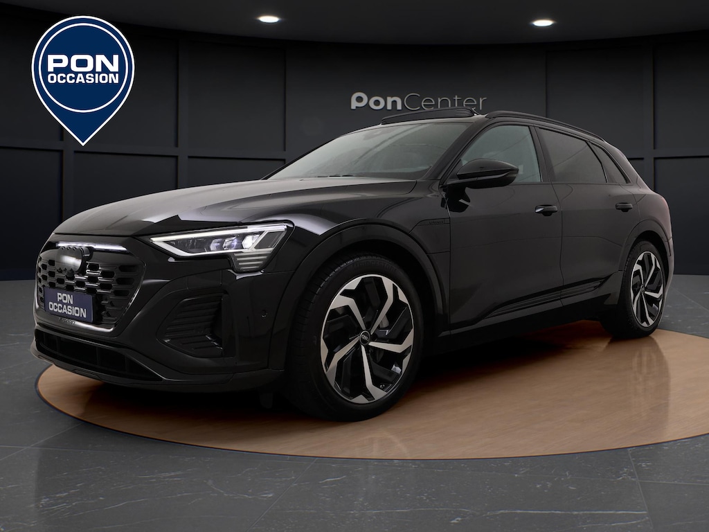 Audi Q8 e-tron 55 Quattro S-line 115 kWh | Pano Dak | Luchtvering | Head-up Display | B&O Audio | Elek. Stoelen | Elek. Achterklep | Stoelverwarming V+A | 21'' |