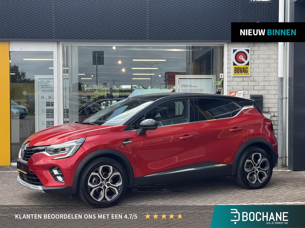 Renault Captur 1.6 E-Tech Plug-in Hybrid 160 Intens | 98% Soh | Navi Groot | Stoelverwarming | Achteruitrijcamera | Climate Control | Key-less | Lichtemetaal |