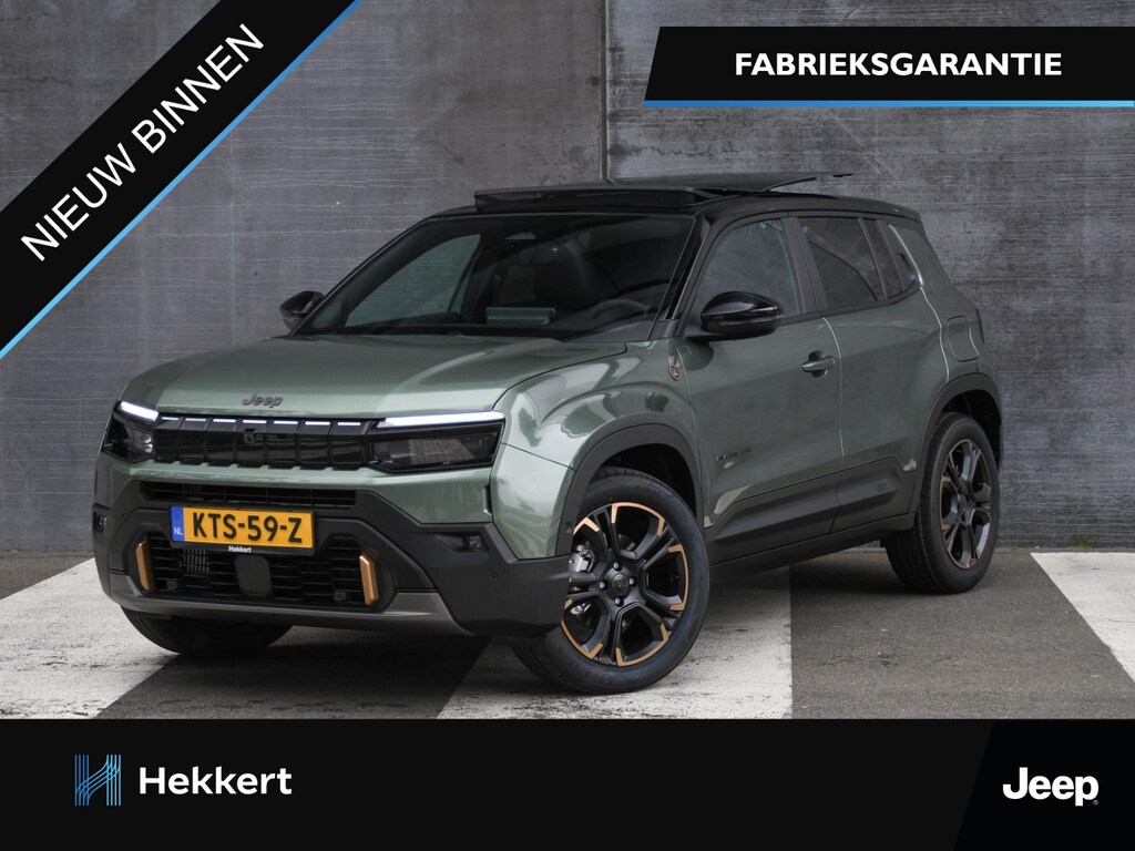 Jeep Avenger 85th Anniversary 1.2 e-Hybrid 110pk Automaat PANO-DAK | ADAP. CRUISE | CAMERA VOOR + ACHTER | DAB | DODE HOEK