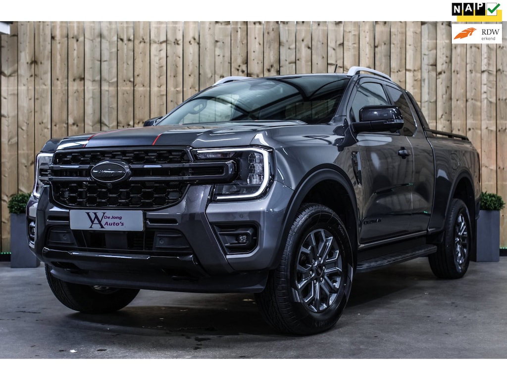 Ford Ranger 2.0 Super Cab EcoBlue Wildtrak *Trekhaak*360 Camera*Leder*