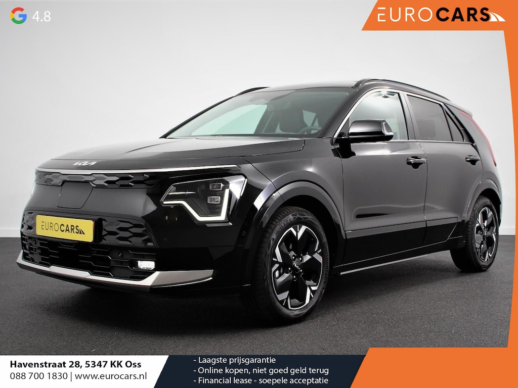 Kia Niro EV ExecutiveLine 64.8 kWh Navigatie Half Leder Schuif-kantel dak Elektrische bedienbare achterklep DAB Led Camera