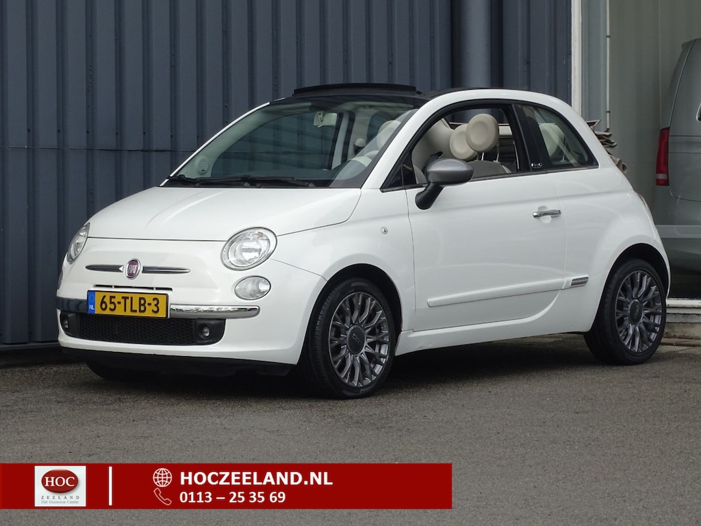 Fiat 500C 1.2 Lounge Cabriolet AUTOMAAT | Bluetooth | 16"