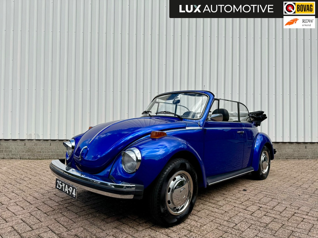 Volkswagen Kever Cabriolet 1303 LS 1.6 Karmann, Gerestaureerd, Gereviseerde Motor, Leder, Taxatierapport