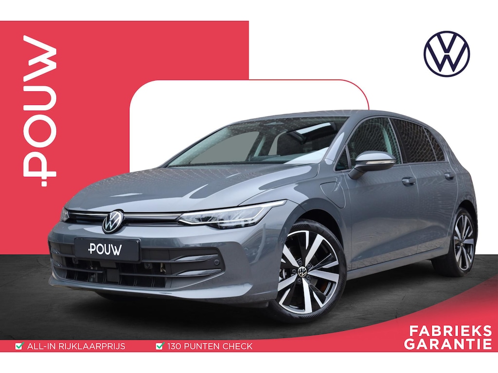 Volkswagen Golf 1.5 eHybrid 204pk Life Edition | SoH 100% | Zwenkbare Trekhaak | 18 inch LMV | Dodehoeksensoren |