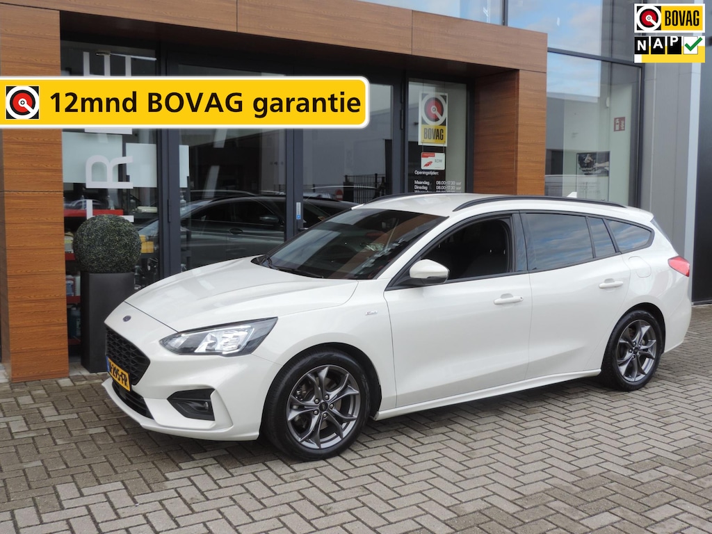 Ford Focus Wagon 1.0-T 125PK Hybrid ST Line Business | 1e Eig | Metropolis White | Winterpack | 17” | Keyless | LED kopl | Camera
