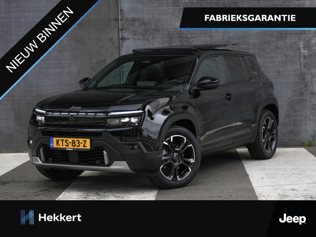 Jeep Avenger Summit 54kWh 156pk Automaat PANO-DAK | ADAP. CRUISE | STOELVERWARMING | LANE ASSIST | DODE HOEK | KEYLESS ENTRY