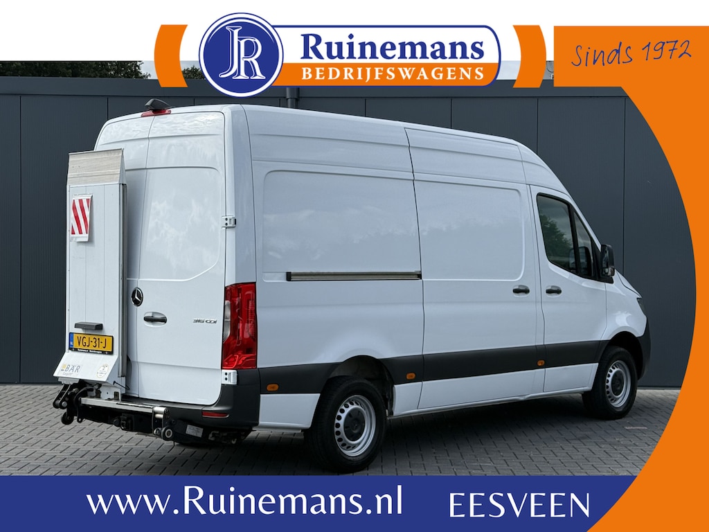 Mercedes-Benz Sprinter 316 CDI 164 PK AUTOMAAT / L2H2 / HYDR. LAADKLEP / AFNEEMBARE 2.8 TONS TREKHAAK / CAMERA / 1e EIG.