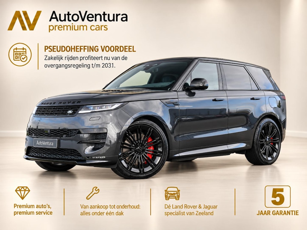 Land Rover Range Rover Sport 3.0 P550e Autobiography PHEV l Schuif- /kantel Pano l Stoelmassage l Black Pack l 23" Inch Velgen | Trekhaak