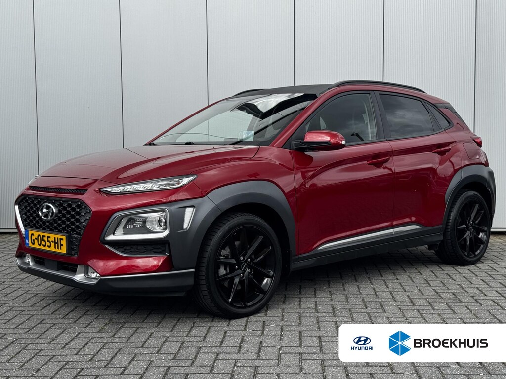 Hyundai Kona 1.6 GDI HEV Premium / Dealeronderhouden / Lederen Bekleding / Stoel verwarming en Verkoeling / Navigatie /