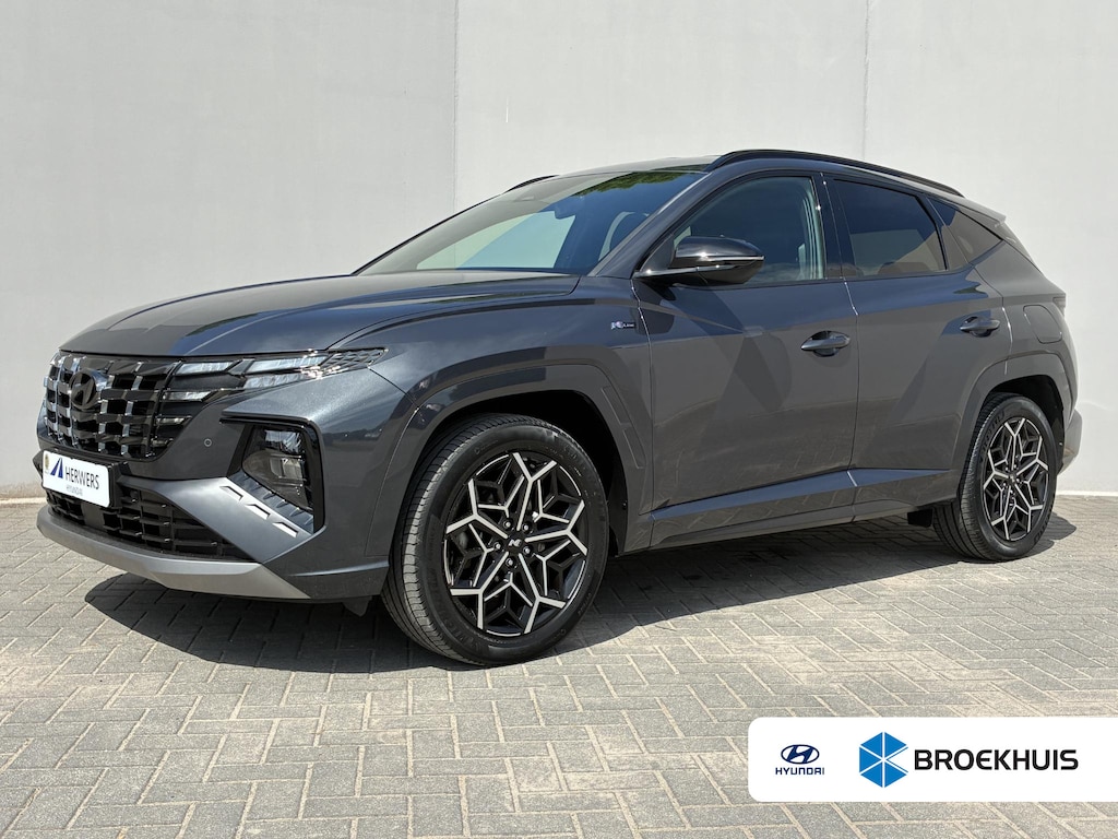 Hyundai Tucson 1.6 T-GDI PHEV N Line Edition 4WD / Fabrieksgarantie t/m 04-2027 / Dealer Onderhouden / Stoel-/Stuurverwarming / Achteruitrijcamera / Navigatie / Apple Carplay/Android Auto / Adaptieve Cruise Control /