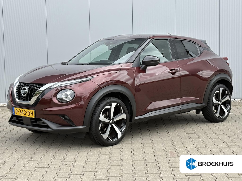 Nissan Juke 1.0 DIG-T N-Design / Leder-stof bekleding / Airco / Stoelverwarming / Cruise control / Apple Carplay/Android Auto / Navigatie /