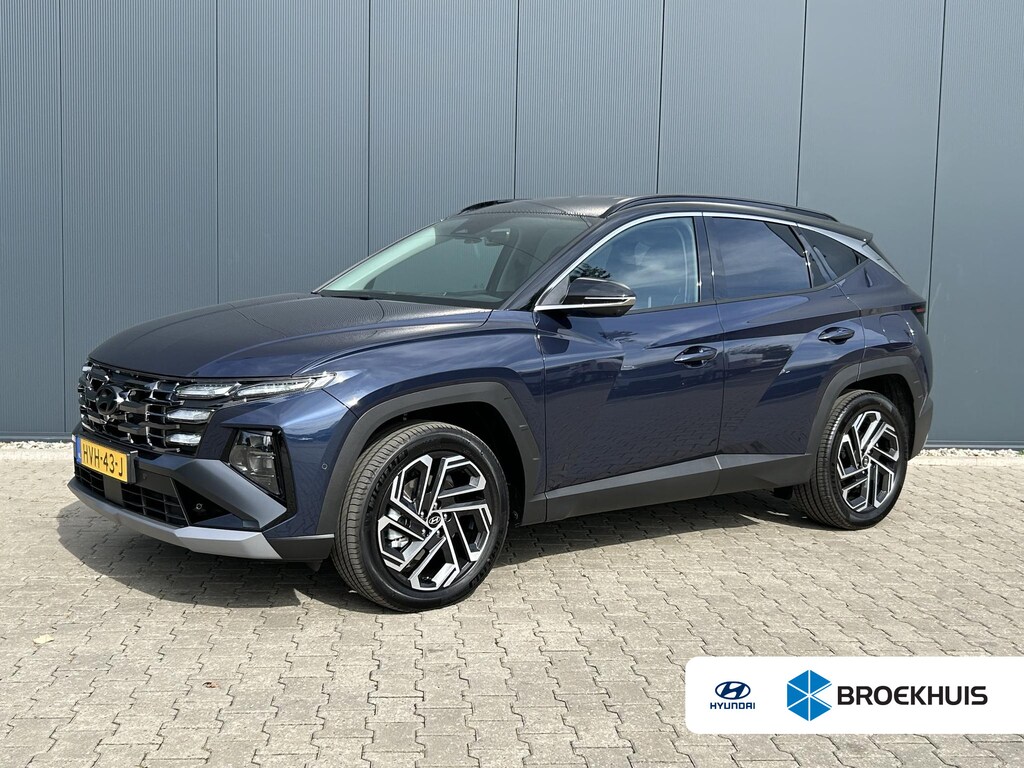 Hyundai Tucson 1.6 T-GDI HEV Premium / Leder / 360 Camera / Stoel- & Stuurverwarming / Stoelverkoeling / Navigatie / Adaptive Cruise Control / Climate Control / Snel Leverbaar! /