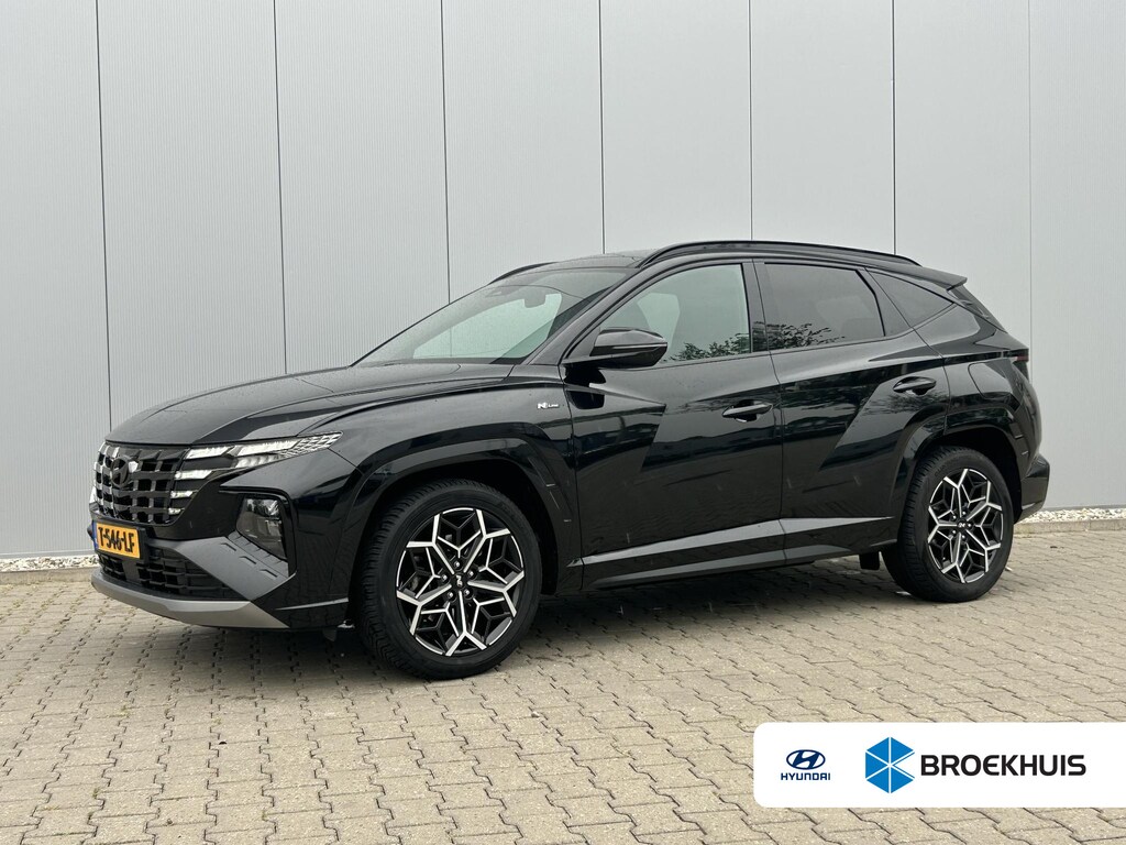 Hyundai Tucson 1.6 T-GDI HEV N Line Sky / Trekhaak Afneembaar 1650 KG Trekgewicht / Navigatie / Airco Automatisch / Stoelverwarming Voor & Achterin / Stuurwiel Verwarming / | Achterbank verwarmd | Apple Carplay/Android Auto | Cruise control adaptief met Stop&Go