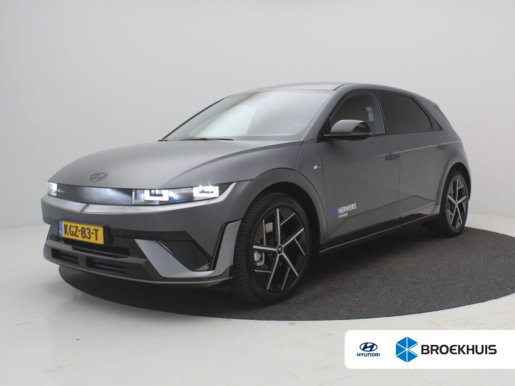 Hyundai Ioniq 5 N Line Business 84 kWh / SoH 100% / Trekhaak / 20" LMV / Flush doorhendels / Warmtepomp / Keyless / Elektrisch verstelbare voorstoelen / Stoelverwarming voor & achter / Stuurwiel verwarming / NL Auto /
