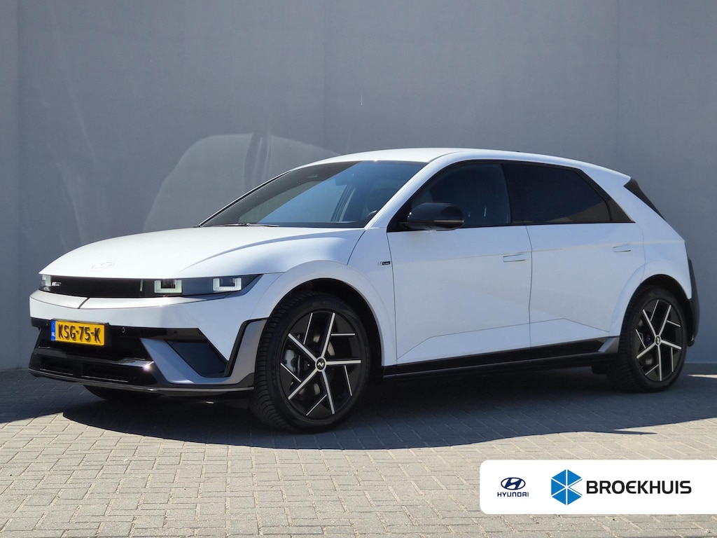 Hyundai Ioniq 5 N Line Limited 84 kWh / SOH 99,3% / Fabrieksgarantie tot 05-2030 / CCS snelladen / All season banden / Warmtepomp / Trekgewicht 1600 kg / Elektrische achterklep / Stuur- & Stoelverwarming / Achteruitrijcamera / Apple Carplay Android Auto /