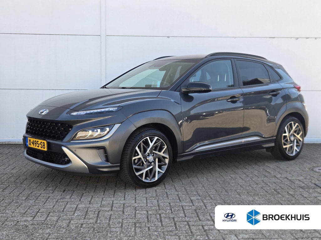 Hyundai Kona 1.6 GDI HEV Premium / dealer oh / vierseizoenen banden  / duurste uitvoering /