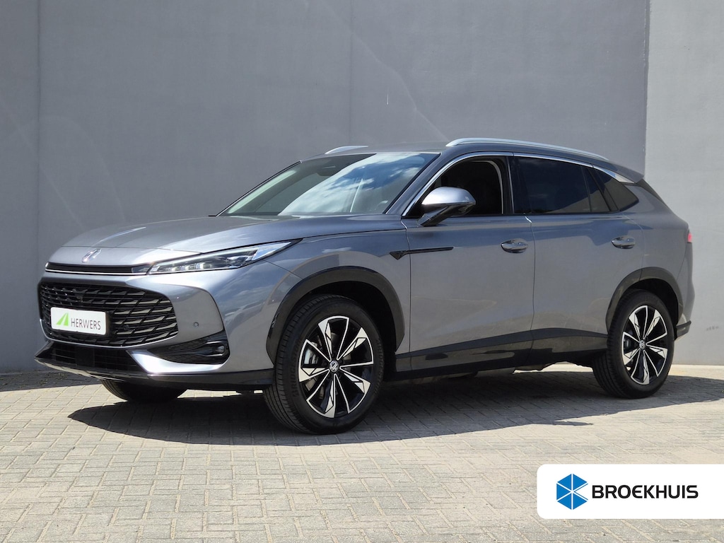 MG MG HS Hybrid+ 1.5 Luxury / Fabrieksgarantie tot 12-2032<150.000 km / Stuur- & Stoelverwarming / Elektrische achterklep / Rondomzicht camera / Apple Carplay Android Auto / Adaptief cruise control / Draadloze telefoon lader / Keyless Entry/Start /