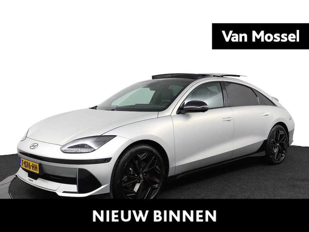Hyundai Ioniq 6 First Edition AWD 77.4 kWh | Apple Carplay/Android Auto | Navigatie | Achteruitrijcamera | Cruise control adaptief | Panoramadak | Trekhaak 1500KG |