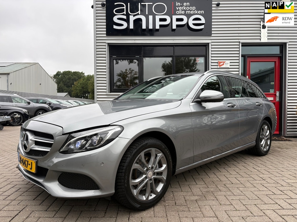 Mercedes-Benz C-klasse Estate 180 Lease Edition -AUTOMAAT-CLIMA-SPORTSTOELEN-TREKHAAK-1800 KG TREKGEWICHT-STOELVERWARMING-CAMERA-