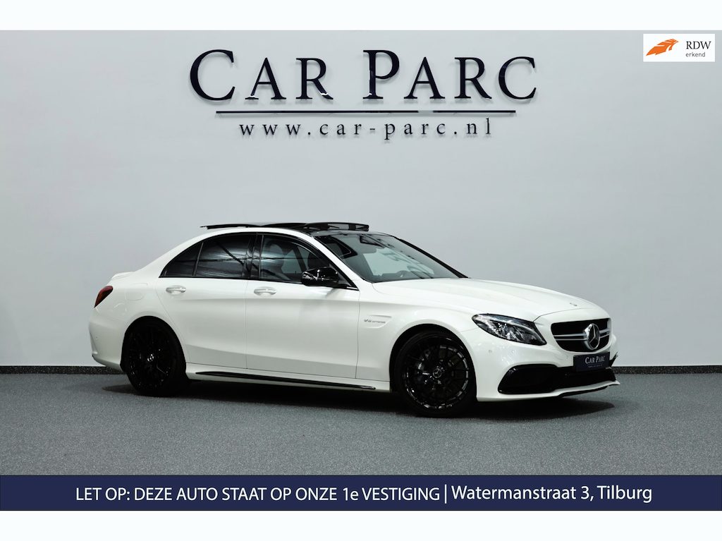Mercedes-Benz C-klasse AMG 63 LED/SFEER/PANO/LEDER+S.VERWARMING+MEMORY/19" LMV/CAM/ACC/ECC/12 MDN GARANTIE!