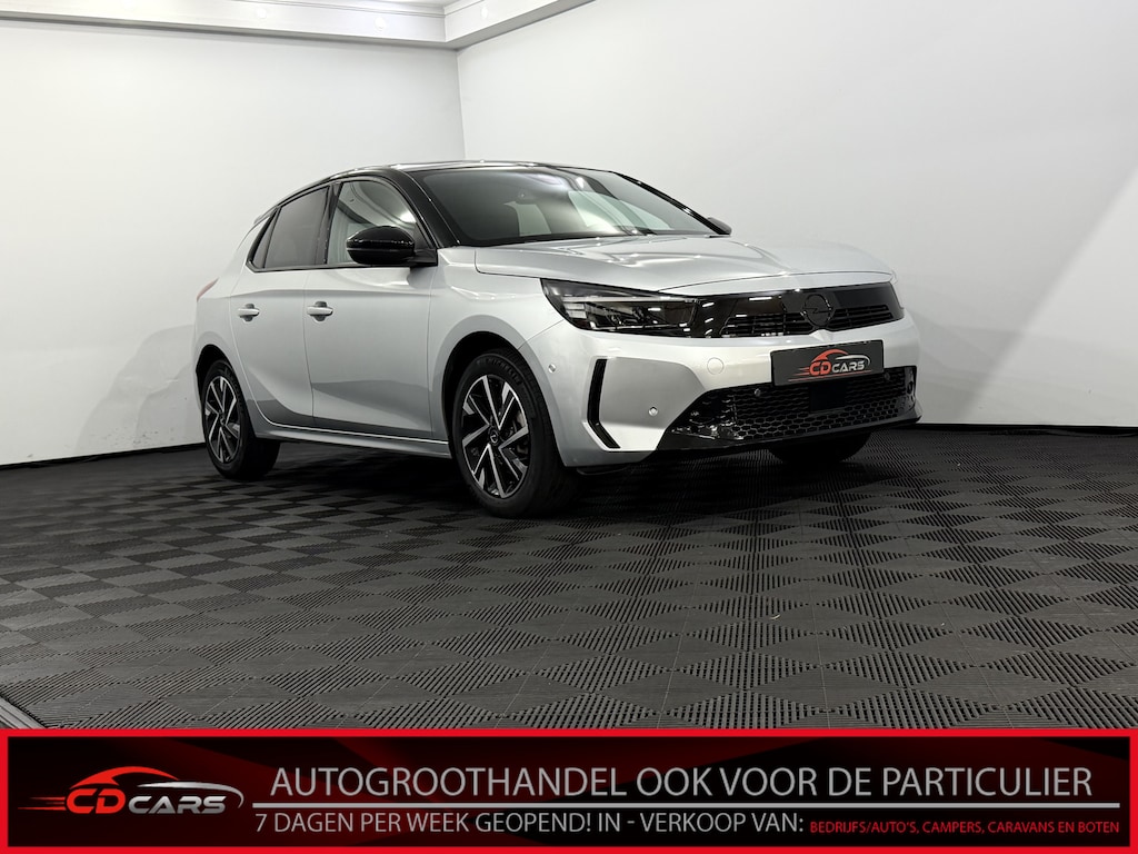 Opel Corsa 1.2 Turbo GS Panoramadak, Camera, Navi, Keyless start,  Cruise control, Stoelverwarming, Lichtmetalen velgen, Apple carplay, 1 jaar garantie