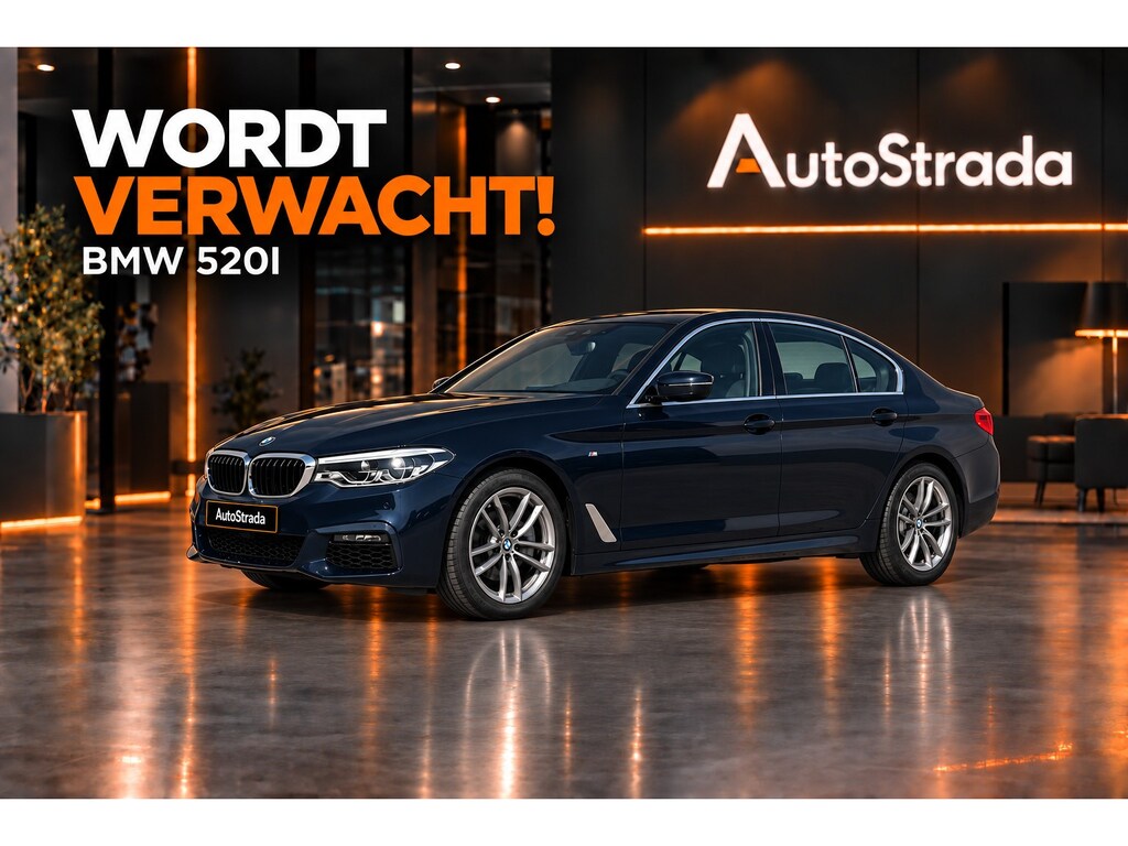 BMW 5-Serie (g30) 520i M-Sport 184pk | Memory | Stoelverwarming | Navigatie | Leder | Cruise | Climate | Virtual