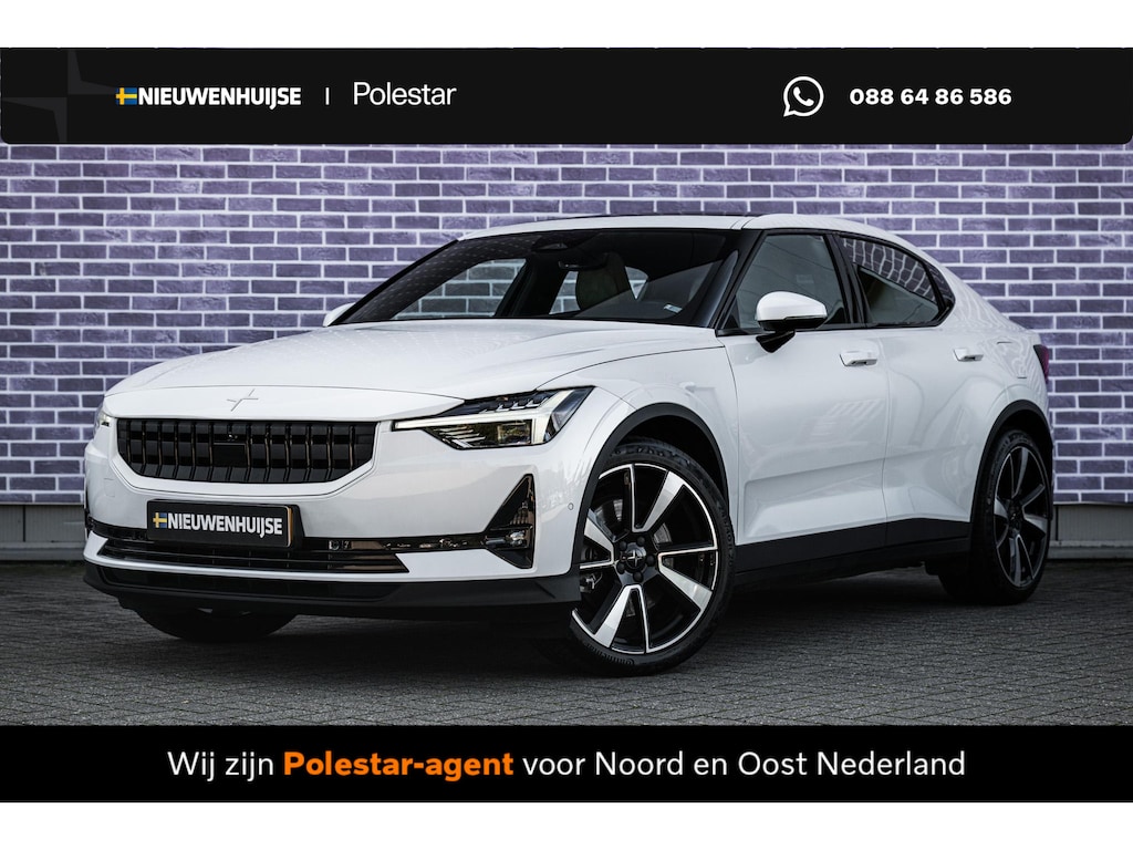 Polestar 2 Standard Range Single Motor 63kWh | Pilot Pack | Plus Pack | 360 Camera | Nappa Leder | Power Seats | Stoelverwarming | Adaptieve Cruise Control |