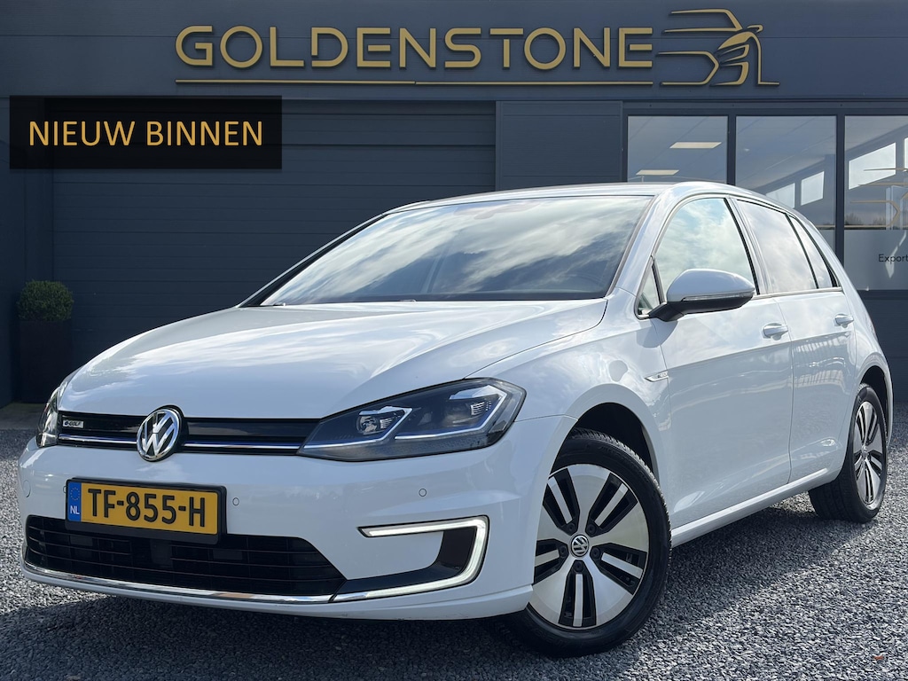 Volkswagen E-Golf ✓SOH 84,55%✓Carplay✓Navi✓LED✓Clima✓Cruise✓Pdc V+A✓Lm velgen✓N.A.P✓Apk tot 07-2027
