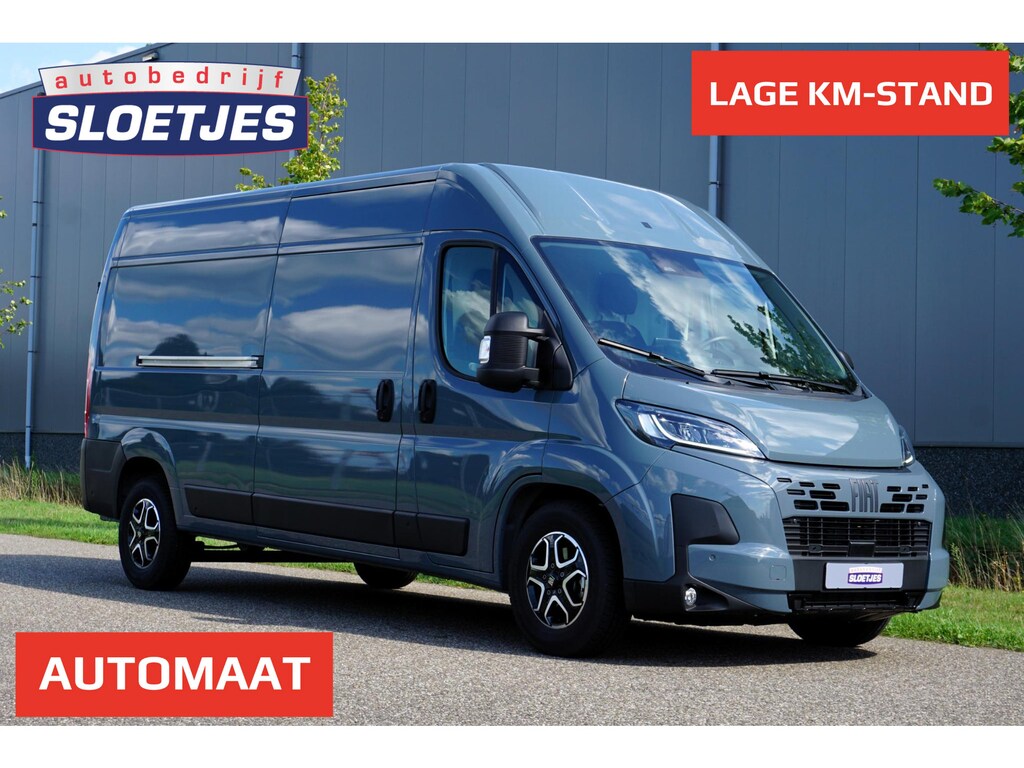 Fiat Ducato 2.2 MultiJet 180 L3H2 3.5t in Topstaat |2 stoelen |Adaptive Cruise |Automaat |BPM Voordeel |Camperabasis |Full-LED |Rondom parkeersensoren |Achteruitrijcamera |Digitale binnenspiegel |Betimmering