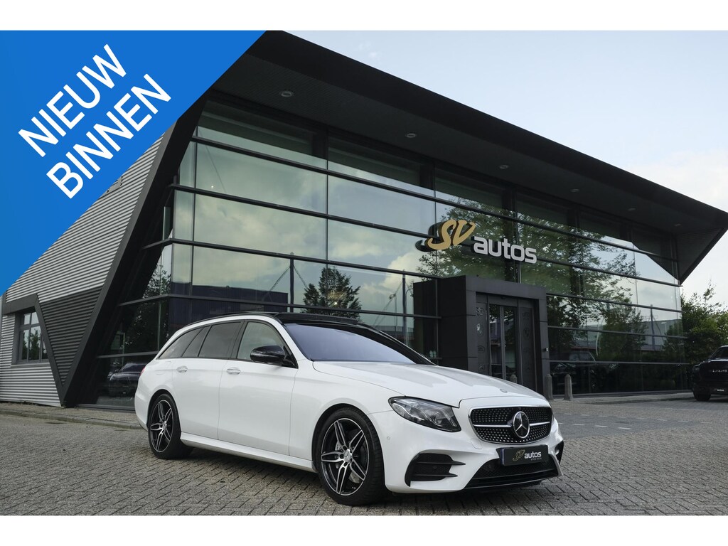 Mercedes-Benz E-klasse Estate E53 AMG 435pk 4MATIC Panoramadak Burmester Memory Distronic Luchtvering BOMVOL!!!