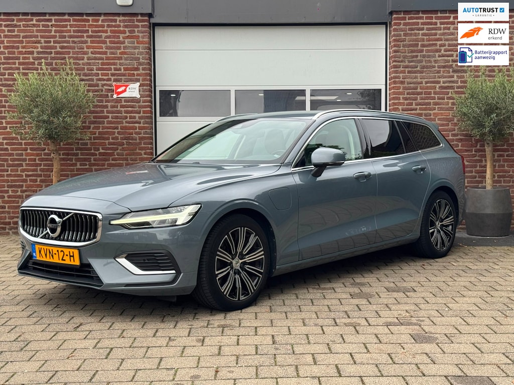 Volvo V60 2.0 T6 Recharge AWD Inscription|trekhaak|leer|stoel\stuurverw|