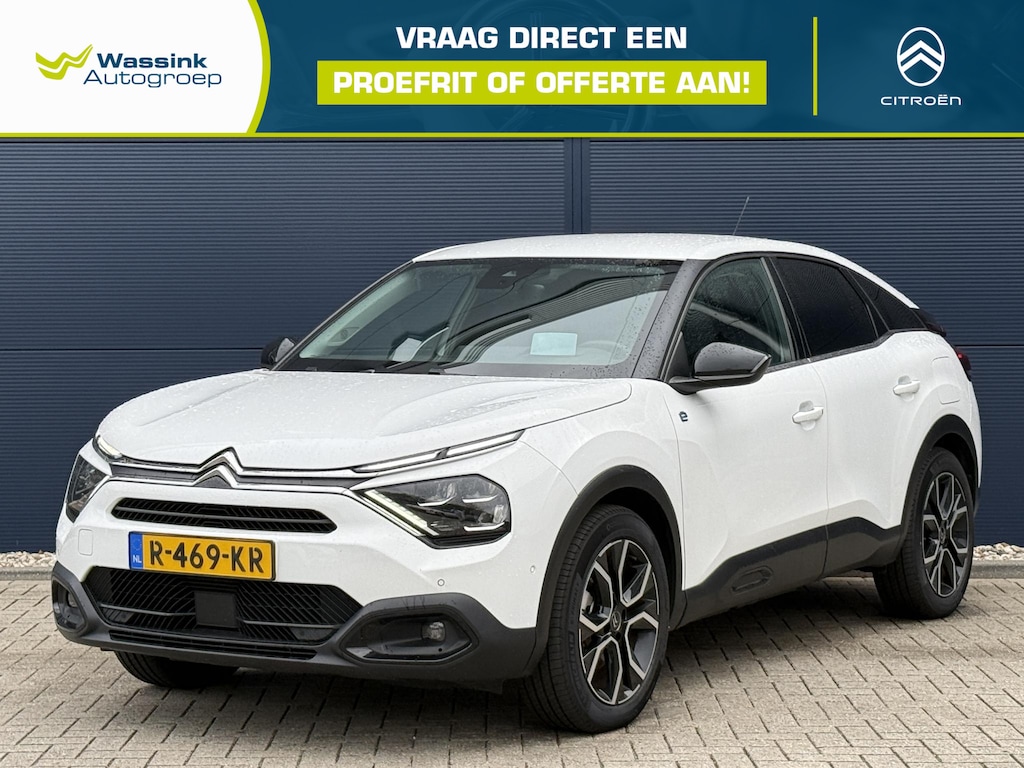 Citroën E-C4 Shine Pack Business 50 kWh | Navigatie | Apple Carplay/Android Auto | Camera | Draadloze lader | Stoel/Stuur/Voorruit verwarming