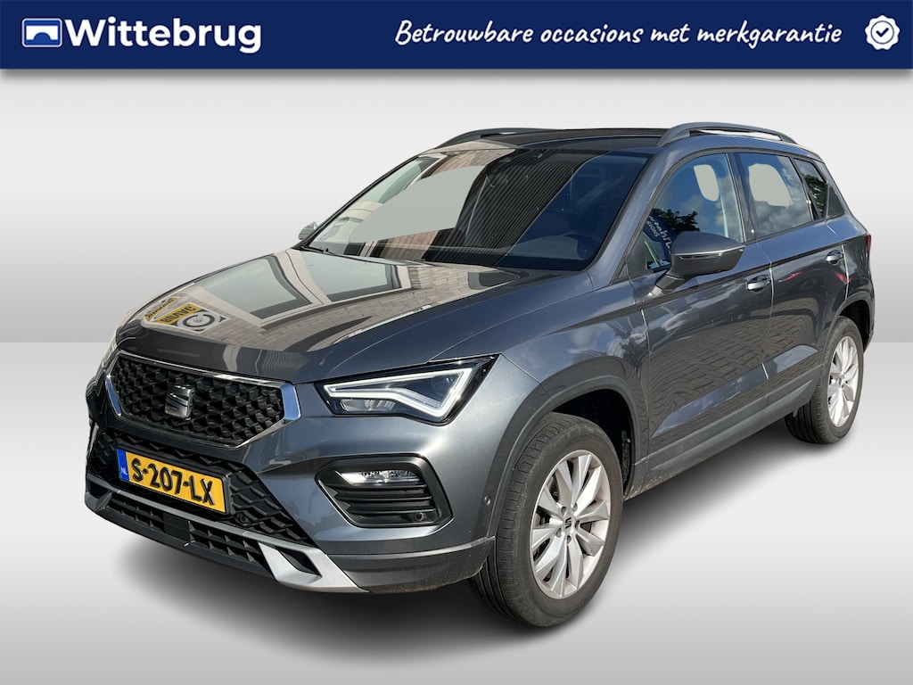 SEAT Ateca 1.5 TSI Style Business Intense / AUTOMAAT/ TREKHAAK/ CAMERA/ PARK. SENSOREN/ DODE HOEK/ TRAVEL ASSIST/ FULL LINK/ LED/ VIRTUAL COCKPIT/ STUURVERWARM./ PARK. ASSIST/ ADAPT. CRUISE/ NAVI/ CLIMA/ DAB/ 17" LMV