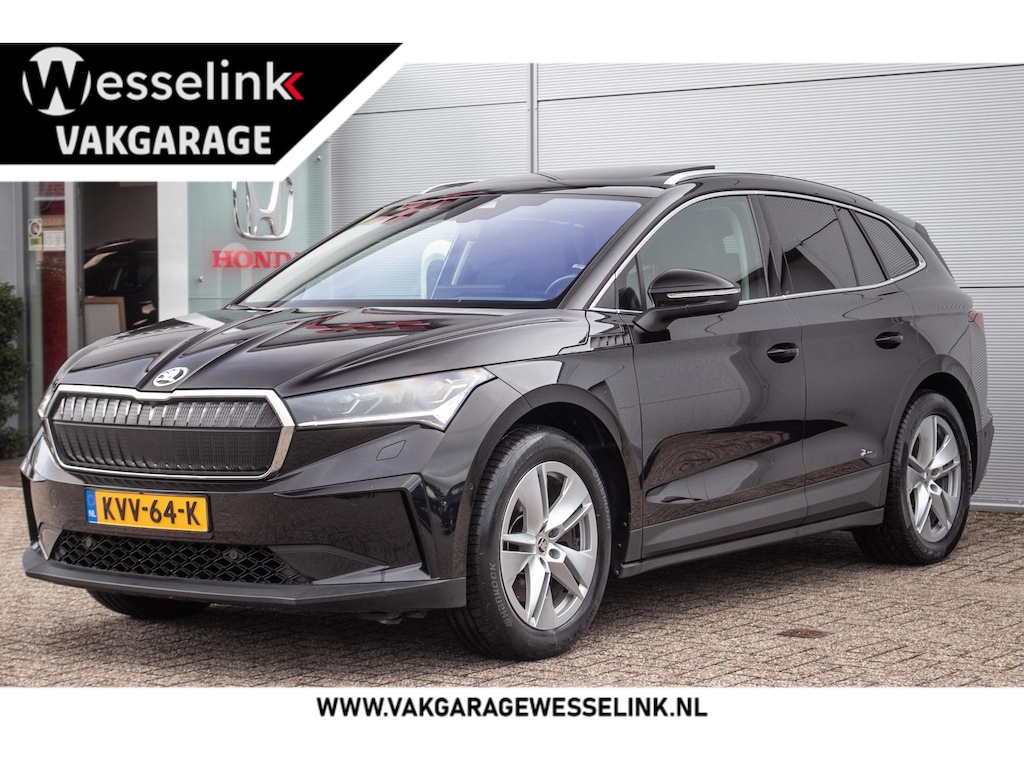 Skoda Enyaq iV 80 Ad. Cruise | Leer | HUD | Schuif-/kanteldak | Dodehoekdetectie