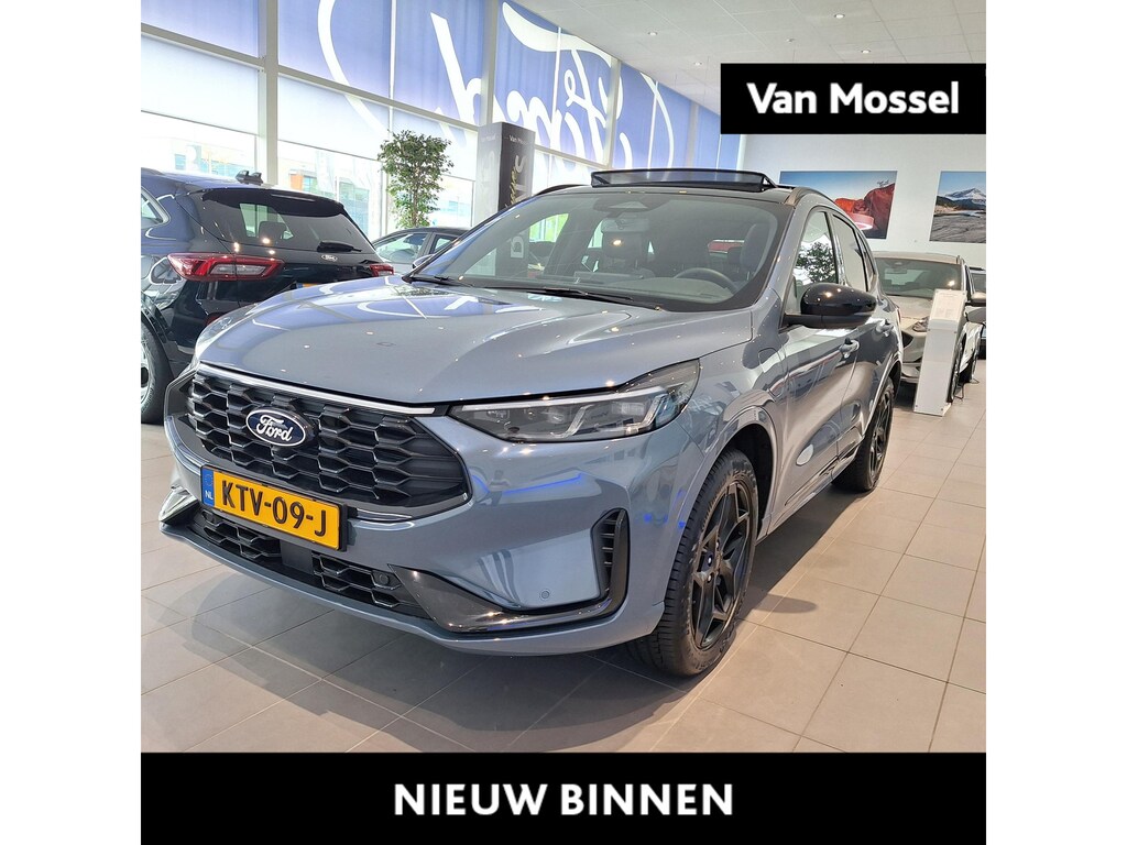 Ford Kuga 2.5 PHEV Blue Cruise Edition | €7195,- Voordeel! | Direct Leverbaar! | Elekt. Trekhaak | Pano | Matrix Led | Draadloos Laden | BLIS | Adaptive Cruise Control | Stoel/Stuur/Voorruitverwarming |