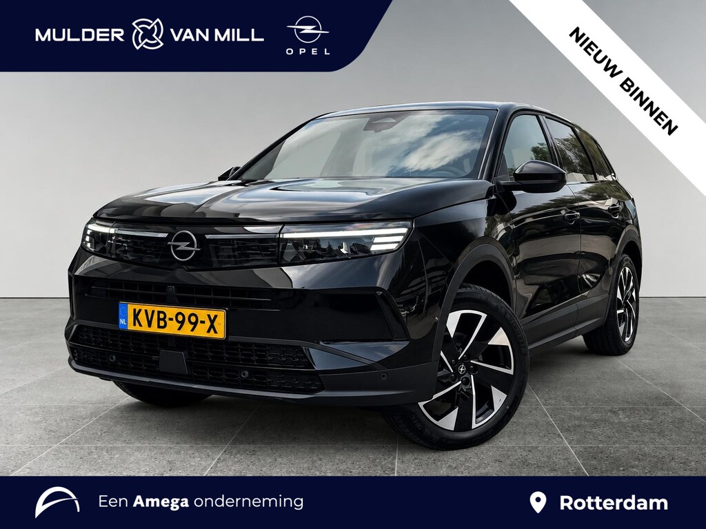 Opel Grandland Business 1.2 Turbo Hybrid 145pk e-DCS6 | 8 JAAR GARANTIE! | Hi-Fi FOCAL® | SCHUIF/KANTELDAK | LED PIXEL VERLICHTING | HEAD UP DISPLAY | ISOFIX |