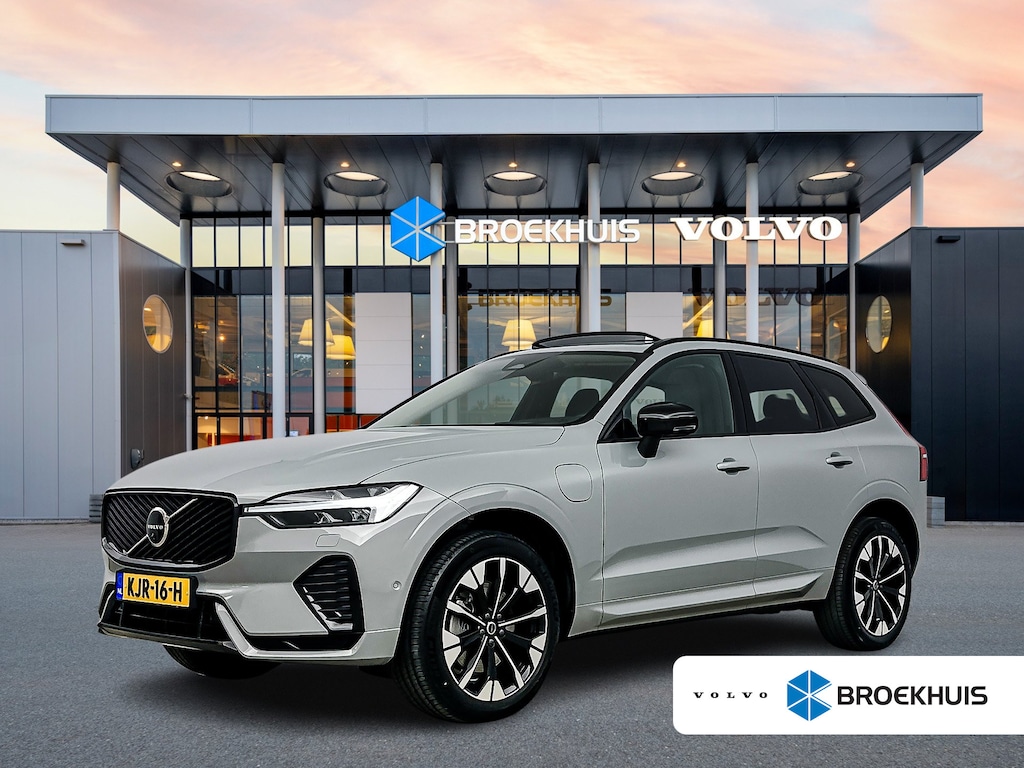 Volvo XC60 T6 Recharge Ultra Dark | 20" | Luchtvering | Trekhaak | Head-Up | Panoramadak | Elektr. verst. stoelen | Full LED | Harman Kardon | ACC | BLIS