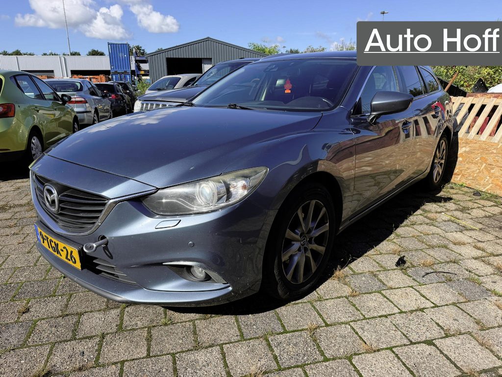 Mazda 6 Sportbreak 2.2D Skylease+ | HANDEL / EXPORT!! | LEES TEKST! | Xenon | Navi | Autom. Airco | Cruise Control | LMV | Privacy Glass | APK tot 25-03-2027!