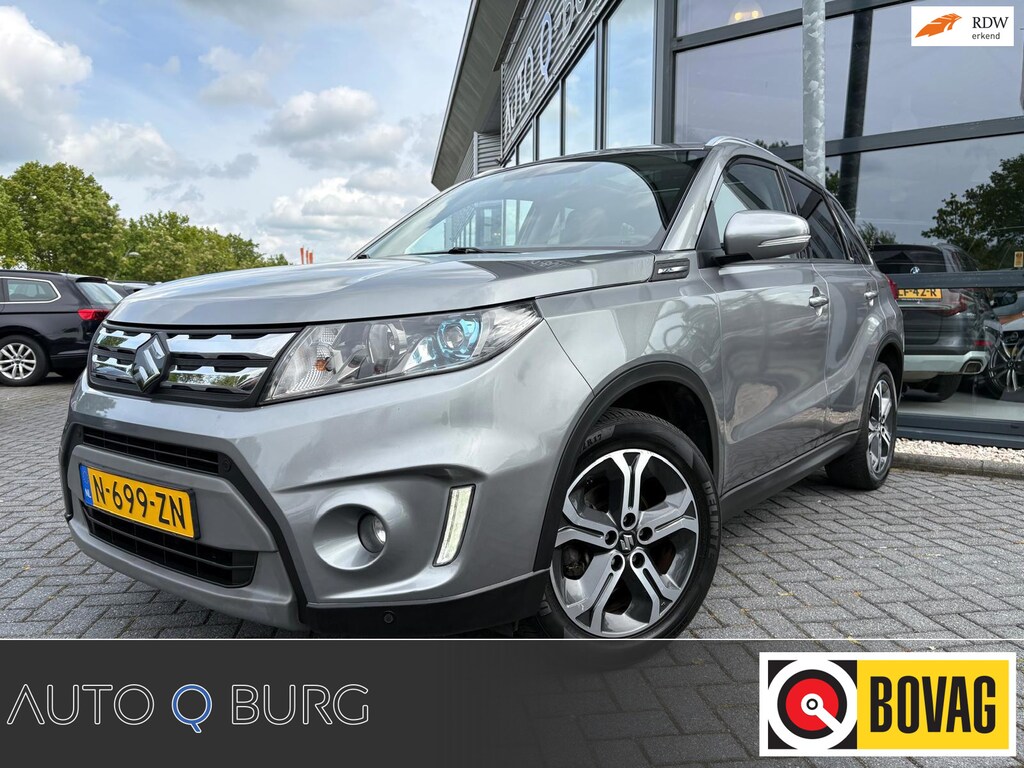Suzuki Vitara 1.6 High Executive Allgrip | Automaat | Trekhaak | Camera | Stoel Verwarming | Pano | Cruise | Airco | PDC | Navi |