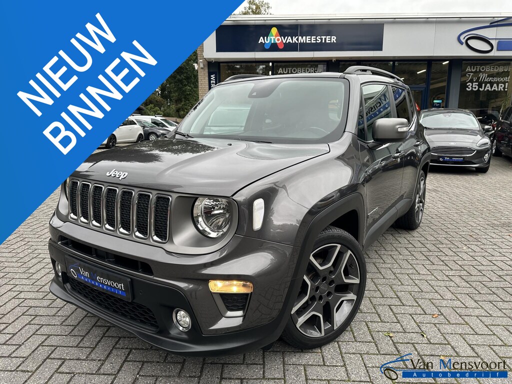 Jeep Renegade 1.3T 150PK Automaat Limited Navi|ACC|DAB|Dodehoek|Camera|Keyless