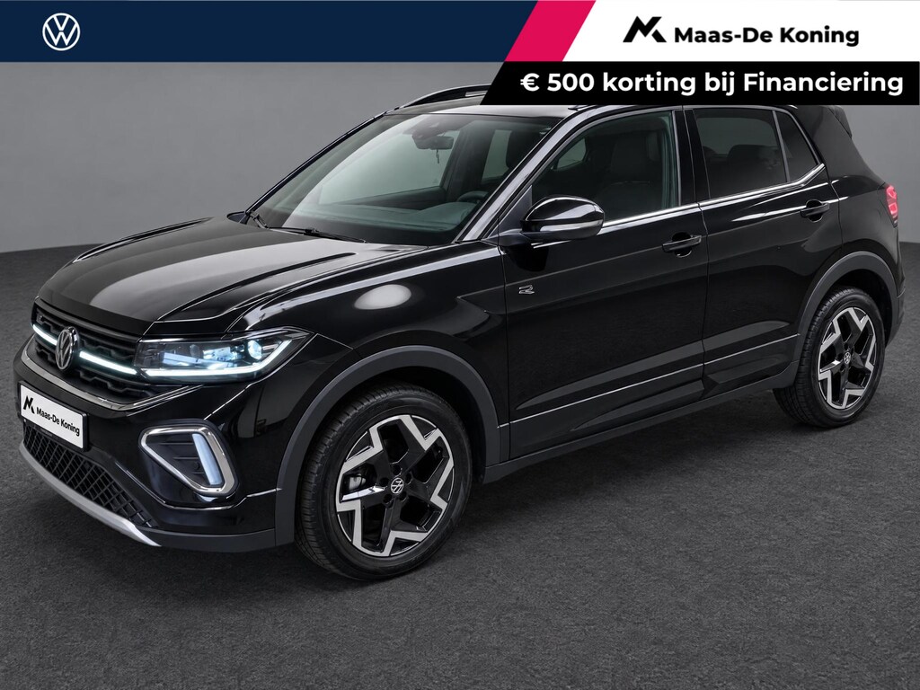 Volkswagen T-Cross 1.5TSI 150PK R-Line DSG · Trekhaak · Camera · Navigatie · Apple/Android Car Play · Stoelverwarming · Garantie t/m 01-10-2025
