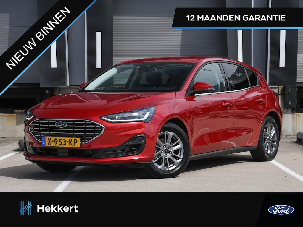 Ford Focus Titanium 1.0 EcoBoost Hybrid 125pk STOEL/STUURVERWARMING | 17''LM | NAVI | DAB | LANE KEEPING SYSTEM