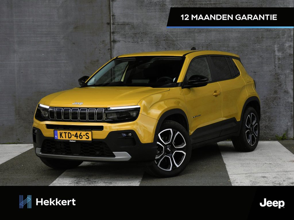 Jeep Avenger Summit 1.2 e-Hybrid 110pk Automaat JBL | ELEK. ACHTERKLEP | CAMERA | APPLE CARPLAY/ANDROID AUTO | STOELVERWARMING