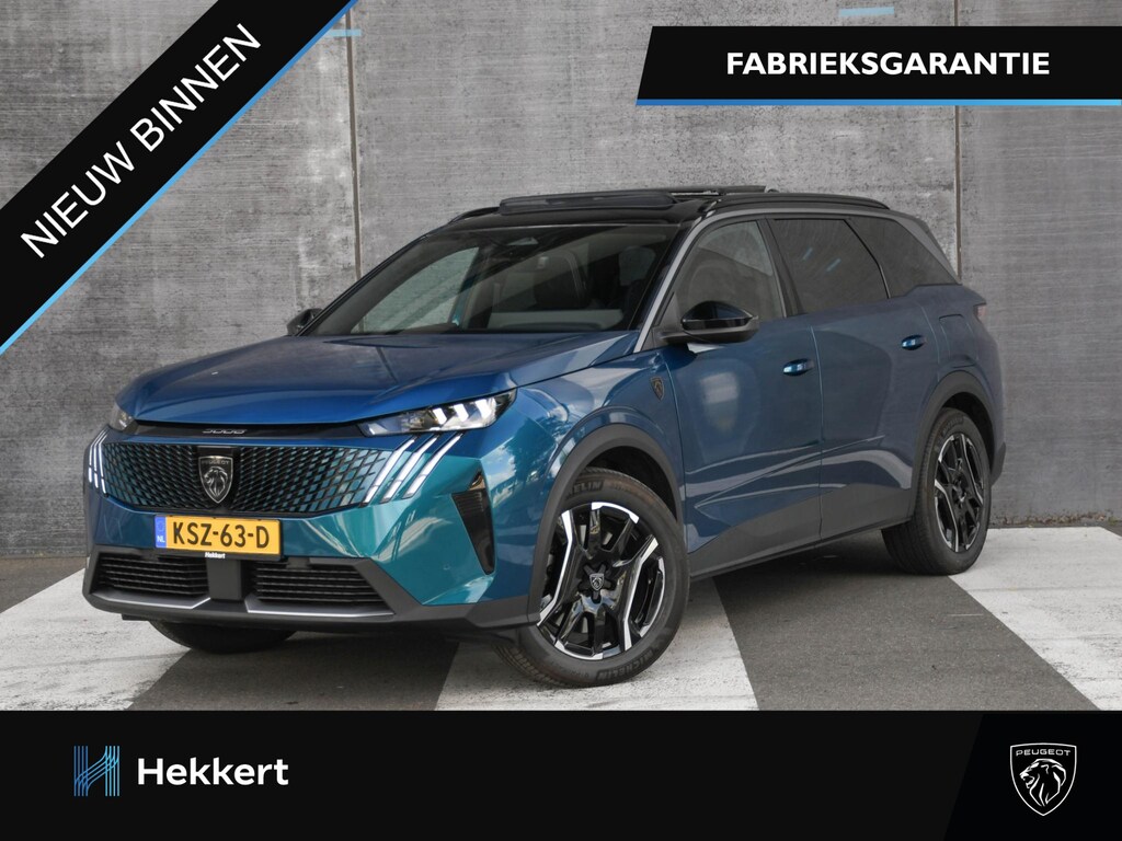 Peugeot 5008 GT 1.6 Plug-in Hybrid 195pk Automaat 7-Persoons PANO-DAK | ADAP. CRUISE | ALCANTARA | ELEK. ACHTERKLEP | WINTER PACK