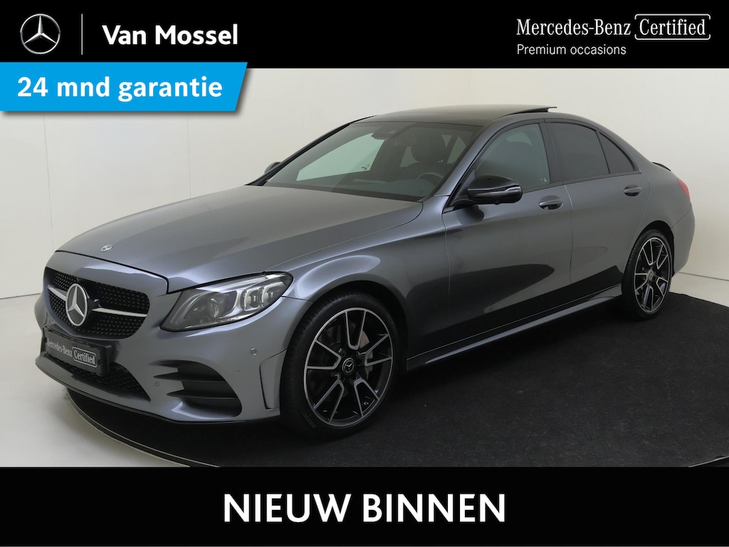 Mercedes-Benz C-klasse 300 e Business Solution AMG Limited /Panoramadak /360 Camera /19 Inch /Nightpakket /Digitale Cockpit