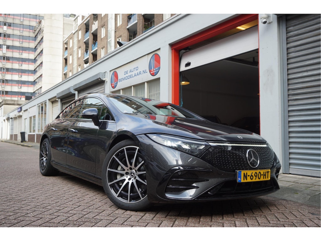 Mercedes-Benz EQS 450+ Edition 108 kWh AMG Airmatic | SOH 97.7 | Hyperscreen | Achterasbesturing | Panoramadak | Burmester | Head Up Display