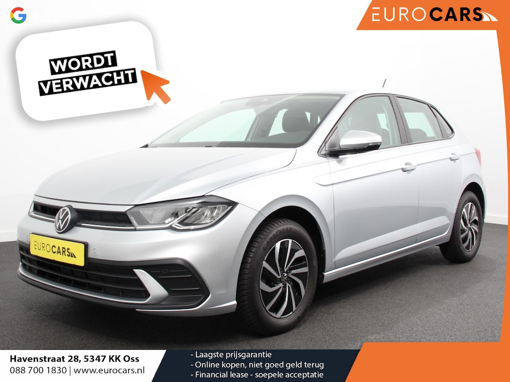 Volkswagen Polo 1.0 TSI Automaat Life Navigatie Apple Carplay/Android Auto Climate Control Digitale Cockpit Stoelverwarming Parkeer sensoren Adaptive Cruise Control Lichtmetalen Velgen